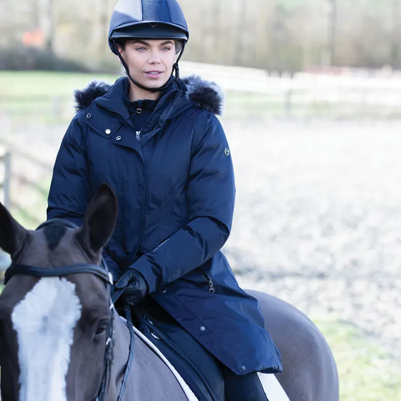 Equetech Sub-Zero Padded Waterproof Coat in Navy